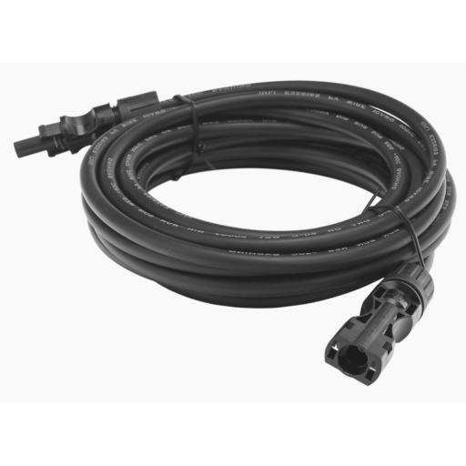 [EPCOM_CBLMC42P5MBLKV2] Epcom Cable Fotovoltaico 2.5 m, Negro, Calibre 10 AWG con Terminales MC4 en Ambos Extremos