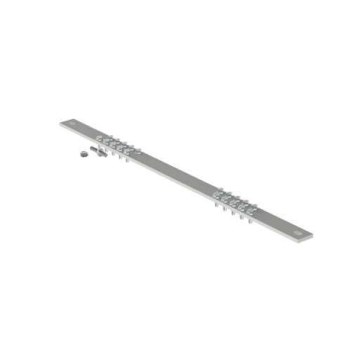 [PANDUIT_RGRB19CN] Panduit Barra de Conexión a Tierra, Para Rack de 19", Con 20 Orificios Para Conexión Rápida de Equipos, Incluye 20 Tornillos # 12-24 x 1/2" Instalados