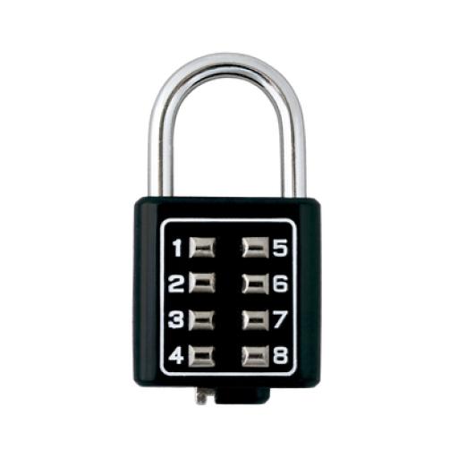 [PHILLIPS-ASSAABLOY_MX2782] PHILLIPS-ASSA ABLOY Candado Digital de Combinación M35 / No Requiere Llave / Combinación única integrada por 4 dígitos / Color Negro.