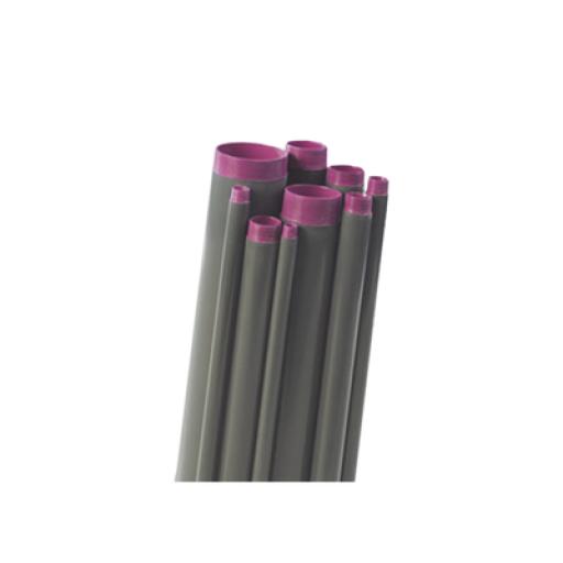 [RAWELT_TAL-25-PC] RAWELT Tubo Conduit rígido de aluminio de 1” (25.4 mm) con recuhbrimiento de PVC de 3.05 m con cople.