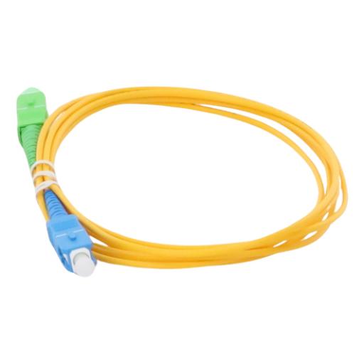[LINKEDPROBYEPCOM_LPSM2SCASCUS2] LINKEDPRO BY EPCOM Jumper de Fibra Óptica Monomodo SC/APC-SC/UPC Simplex de 2 metros, 2mm