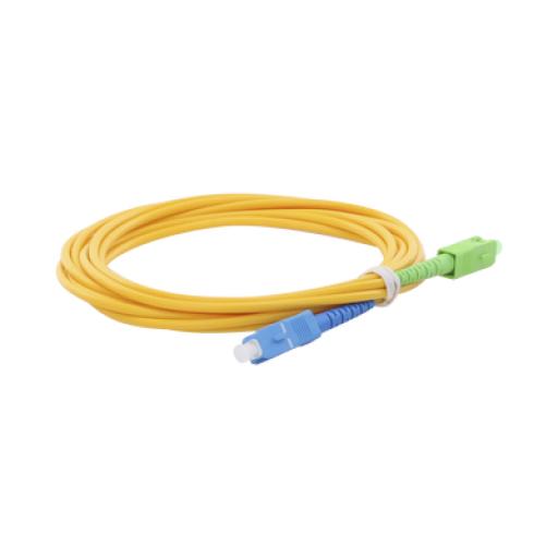 [LINKEDPROBYEPCOM_LPSM3SCUSCAS3] LINKEDPRO BY EPCOM Jumper de Fibra Óptica Monomodo SC/UPC-SC/APC Simplex, color amarillo, 3 metros, 3 mm