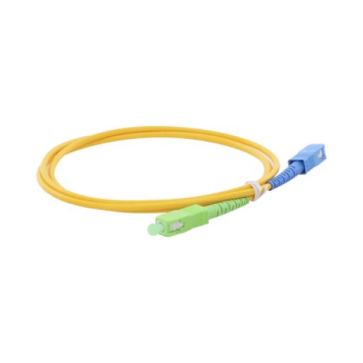 [LINKEDPROBYEPCOM_LPSM3SCASCUS1] LINKEDPRO BY EPCOM Jumper de Fibra Óptica Monomodo SC/APC-SC/UPC Simplex de 1 metro, 3mm