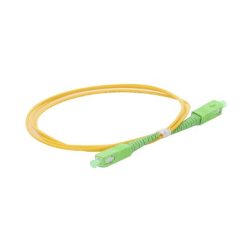 [LINKEDPROBYEPCOM_LPSM2SCASCAS1] LINKEDPRO BY EPCOM Jumper de Fibra Óptica Monomodo SC/APC-SC/APC Simplex de 1 metro, 2mm