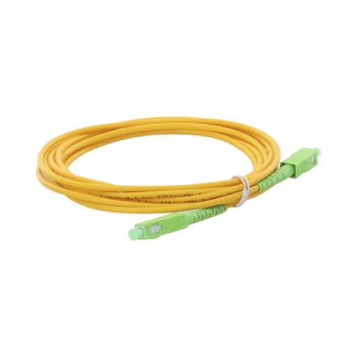 [LINKEDPROBYEPCOM_LPSM3SCASCAS2] LINKEDPRO BY EPCOM Jumper de Fibra Óptica Monomodo SC/APC-SC/APC Simplex de 2 metros 3mm