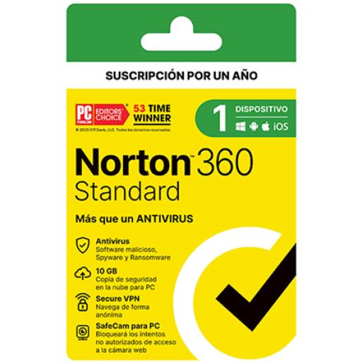 [NORTONLIFELOCK_SOFNRT1740] NortonLifeLock LICENCIA NORTON 360 STANDARD 1D 1A 21443411