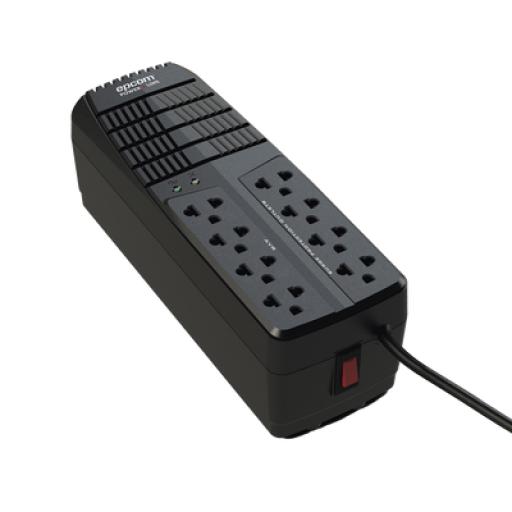 [EPCOM_EPL2000AVR] Epcom Regulador de Voltaje 2000 VA-1000 W / 4 Contactos con AVR / 4 Contactos con Supresor de Picos / Protección RJ11