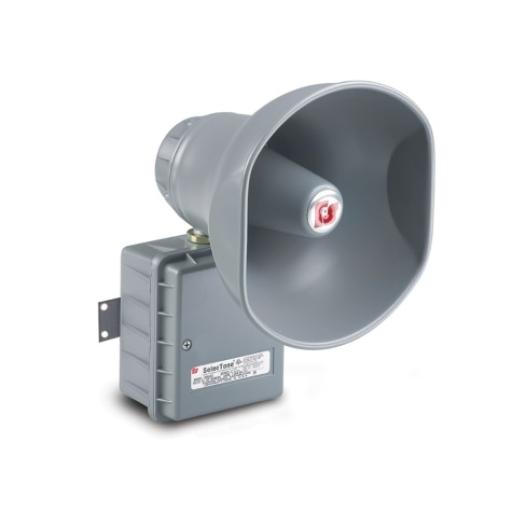 [FEDERALSIGNALINDUSTRIAL_300GCX-120] FEDERAL SIGNAL INDUSTRIAL Altavoz amplificado selectone 15W, para ubicaciones peligrosas, 120 Vca, gris