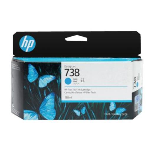 [HP_498N5A] HP Tinta HP DesignJet 738 130ml Color Cian