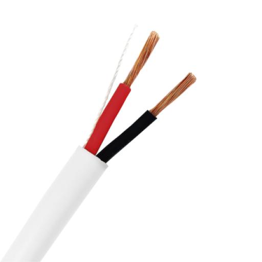 [EPCOM_EP-1802/500] Epcom Bobina de 152 Metros / 18AWG 2 Conductores / Cable Profesional de ALTA FIDELIDAD 100% Cobre / Libre de Oxígeno / Interior / Color Blanco / Para Aplicaciones de Audio, Control de Acceso y Automatización 