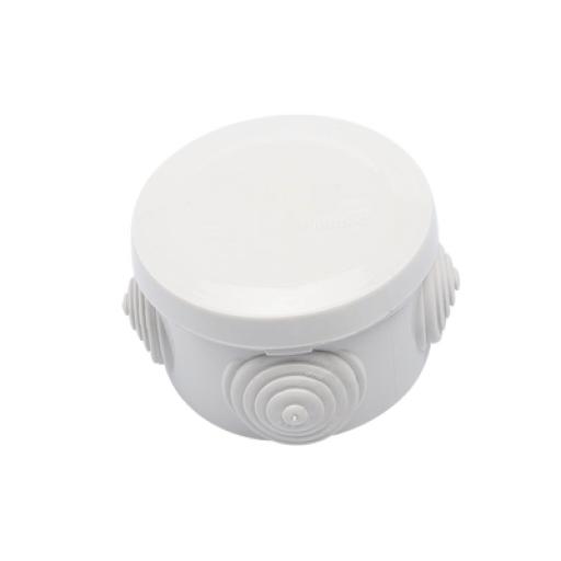 [PRECISION_PST-C70-ER] Precision Gabinete Derivación de Plástico Circular con 4 Glándulas de Goma (70 diámetro X 48 alto mm)