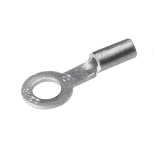 [HUBBELLBURNDY_HUB-T10-14] HUBBELL BURNDY Zapata Terminal de Ojillo BURNDY para Tornillo de 1/4" (6 mm) y Calibre 12-10 AWG.