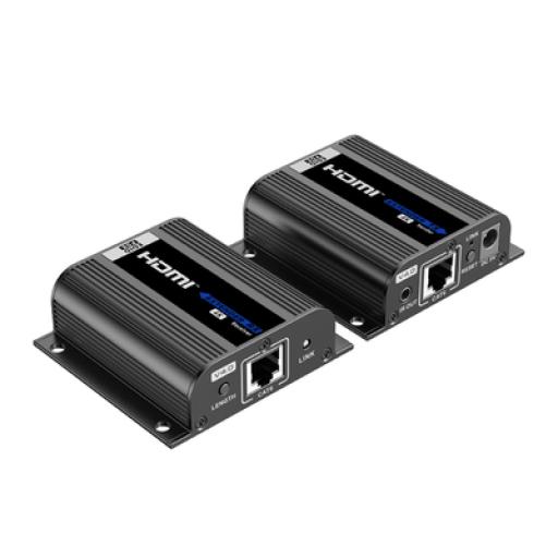 [EPCOM_TT372EDID4K] Epcom Kit Extensor HDMI para distancias de 50 metros / Soporta resoluciones 4K / Cat 6, 6a y 7 / Salida Loop en el Tx para visualización local /  Configuración EDID / Soporta control remoto del equipo fuente / Alimente solo el Tx 