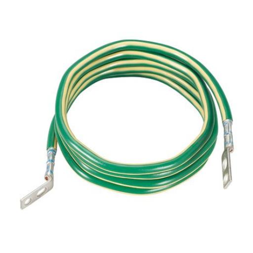 [PANDUIT_GJ6240UH] Panduit Jumper para Aterrizar Equipos, 6 AWG, con Terminal Doblada a 45 Grados y Terminal Recta, Para Conexión a Tierra y Terminal Recta Para Equipos, 1.8m de Largo