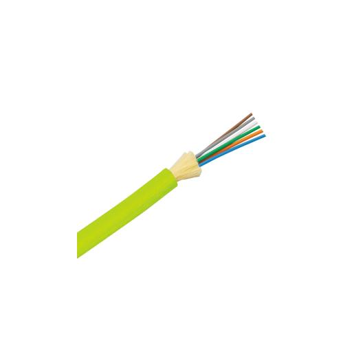 [PANDUIT_FODPW06Y] Panduit Cable de Fibra Óptica de 6 hilos, Multimodo OM5 50/125 Optimizada, Interior, Tight Buffer 900um, No Conductiva (Dieléctrica), OFNP (Plenum), Precio Por Metro