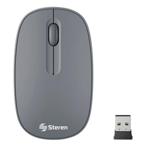 [STEREN_COM-5714GR] Steren MOUSE STEREN INALAMBRICO 1 200 DPI gris