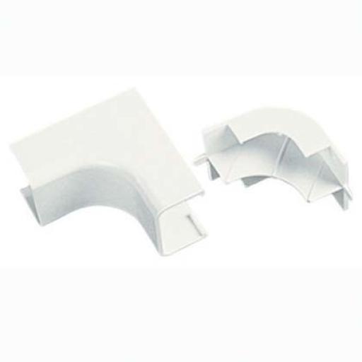 [PANDUIT_ICFX10WH-X] Panduit Esquinero interior, para uso con canaleta LDPH10 y LD2P10, material ABS, Color Blanco