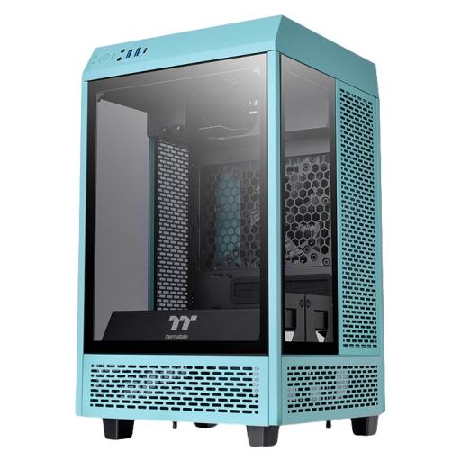 [THERMALTAKE_CA-1R3-00SBWN-00] Thermaltake Gabinete  THERMALTAKE The Tower 100 Turquoise Mini Chassi