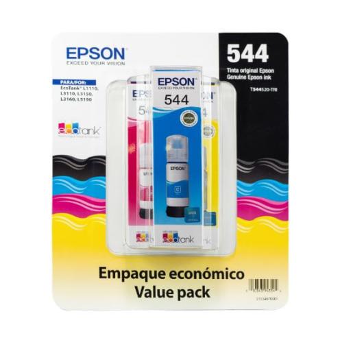 [EPSON_T544520-3P] Epson - T544520-3 - Ink tank - Color - Pack L1110 L3110 L31