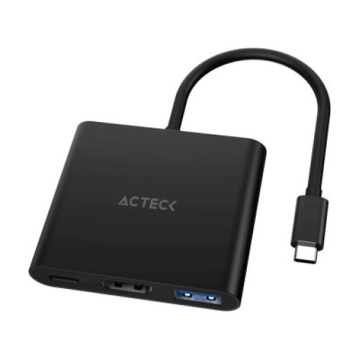 [ACTECK_AC-937092] Acteck Adaptador 3 en 1 USB-C ACTECK AH445 