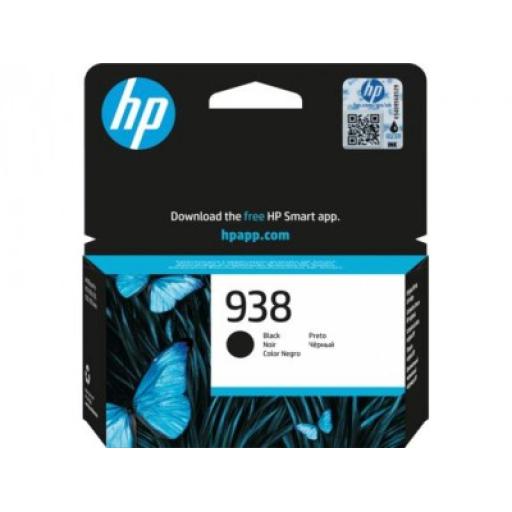 [HP_4S6X8PL] HP 938 BLACK ORIGINAL INK CARTRIDGE