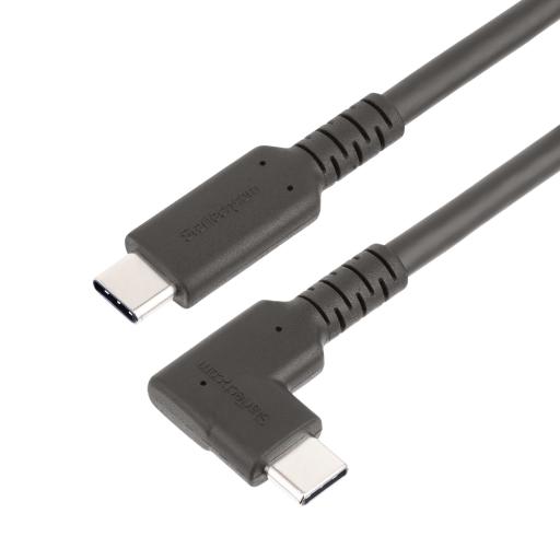 [STARTECH.COM_RUSB31CC1MBR] StarTech.com CABLE 1M USB-C RESISTENTE ACODADO A LA DERECHA TIPO C