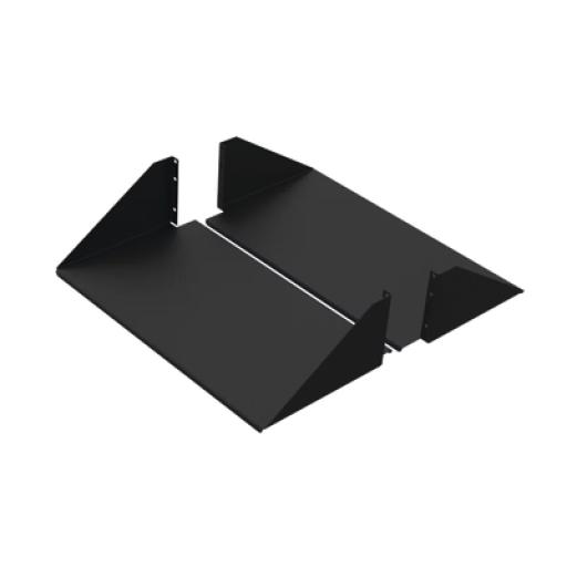 [HOFFMAN_ESHD19] HOFFMAN Charola Para Soportar Equipos en Rack de 19in, Frontal y Posterior, Capacidad de 136 Kg, 3UR