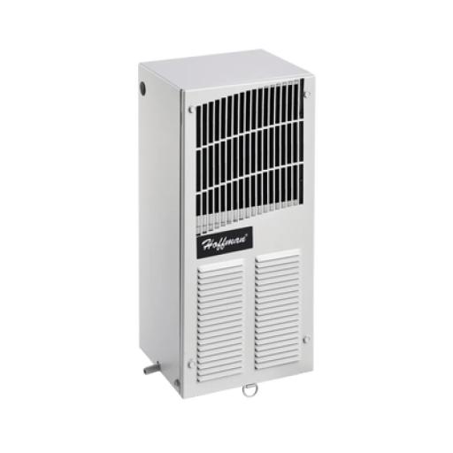 [HOFFMAN_T150116G100] HOFFMAN Aire Acondicionado Compacto Para Exterior, Uso en Gabinetes de Telecomunicaciones de Grado Industrial, Frío T15, 800 BTU, 115 Vca, de Acero, Color Gris