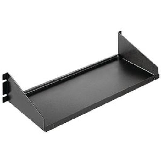 [HOFFMAN_ESH19S] HOFFMAN Charola para Soportar Equipos en Rack de 19", con Capacidad de Carga de 68 Kg, 3 UR