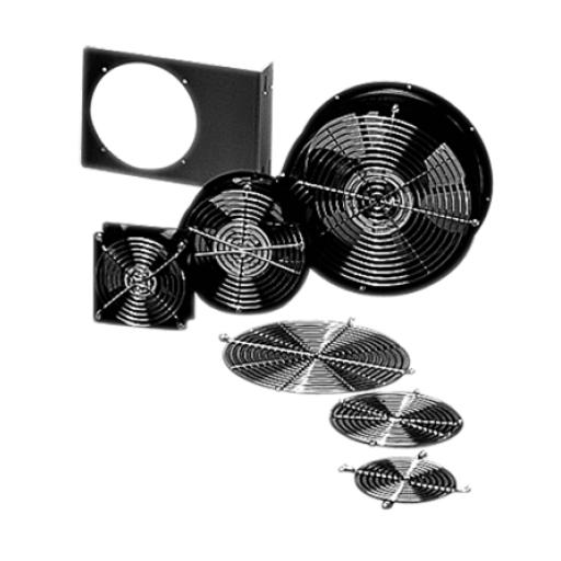 [HOFFMAN_A4AXFNPG] HOFFMAN Ventilador Axial Compacto, de 4 Pulgadas, 100 CFM, 115 Vca, De Acero, Color Negro