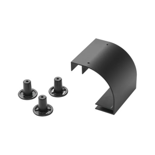 [HOFFMAN_LRD12BLK] HOFFMAN Accesorio de Bajada de Cable, Para Escalerilla de 12 in de Ancho, de Aluminio, Color Negro