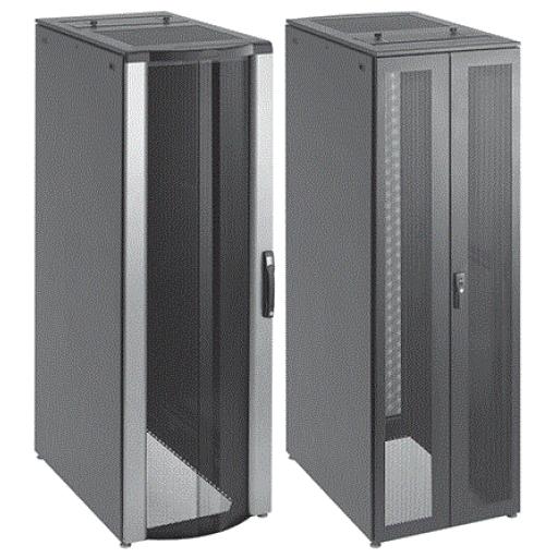 [HOFFMAN_PSCPC20610B] HOFFMAN Gabinete de Telecomunicaciones ProLine FloTek PC, 600 mm de Ancho, 1000 mm de Profundidad, 42 UR, Color Negro