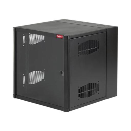 [HOFFMAN_EWMW362425] HOFFMAN Gabinete AccessPlus de Montaje en Pared de 19in, Rieles Numerados y Roscados #10-32, Puerta con Ventana de Seguridad, 600 mm de Ancho, 637 mm de Profundidad, 19 UR, Color Negro