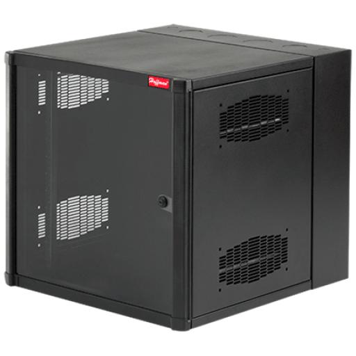 [HOFFMAN_EWMW362425] HOFFMAN Gabinete AccessPlus de Montaje en Pared de 19in, Rieles Numerados y Roscados #10-32, Puerta con Ventana de Seguridad, 600 mm de Ancho, 637 mm de Profundidad, 19 UR, Color Negro
