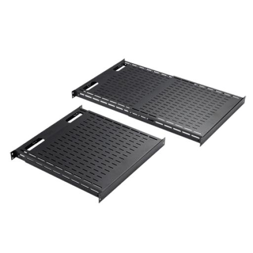 [HOFFMAN_D19FVT912B] HOFFMAN Charola Ventilada de Instalación sin Herramienta, Para Rack o Gabinetes de 4 Postes, Ajustable de 900 a 1200 mm de Profundidad, De Acero, Color Negro