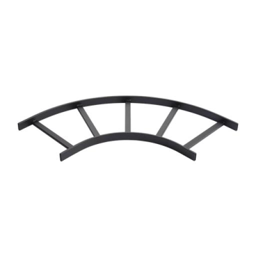 [HOFFMAN_L90HB12BLK] HOFFMAN Accesorio de Escalerilla Sección Horizontal de 90º, 12 in de Ancho, de Acero, Color Negro