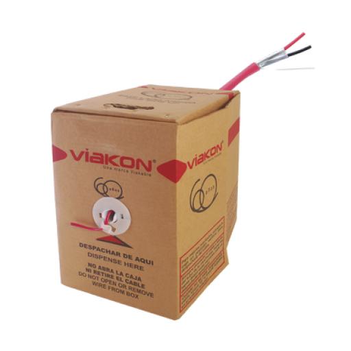 [VIAKON_94-66] Viakon 2 X 16 AWG / INCENDIO / FPLR / BLINDADO / 305 metros / Alambre / Hecho en México