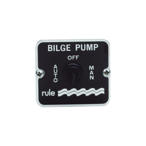 [RULE_45] RULE Switch de tres posiciones para control de bombas de achique de 12 o 24 Vcd.