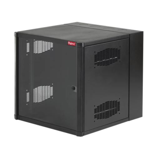 [HOFFMAN_EWMW362430] HOFFMAN Gabinete AccessPlus de Montaje en Pared de 19in, Rieles Numerados y Roscados #10-32, Puerta con Ventana de Seguridad, 600 mm de Ancho, 762 mm de Profundidad, 19 UR, Color Negro