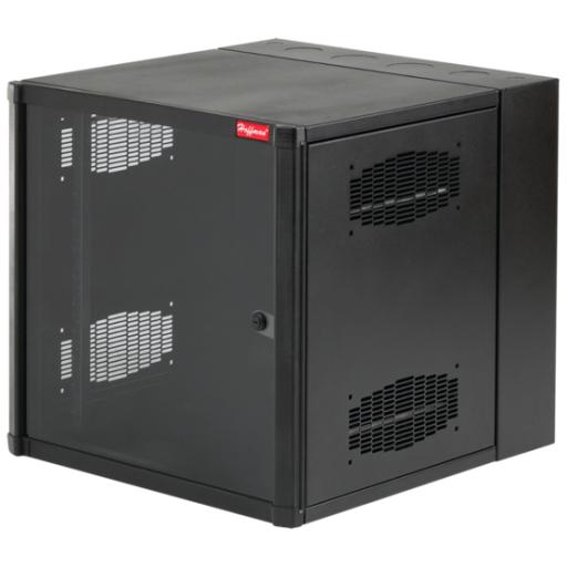 [HOFFMAN_EWMW362430] HOFFMAN Gabinete AccessPlus de Montaje en Pared de 19in, Rieles Numerados y Roscados #10-32, Puerta con Ventana de Seguridad, 600 mm de Ancho, 762 mm de Profundidad, 19 UR, Color Negro