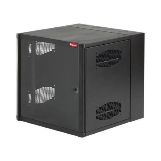 [HOFFMAN_EWMW482425] HOFFMAN Gabinete AccessPlus de Montaje en Pared de 19in, Rieles Numerados y Roscados #10-32, Puerta con Ventana de Seguridad, 600 mm de Ancho, 637 mm de Profundidad, 26 UR, Color Negro