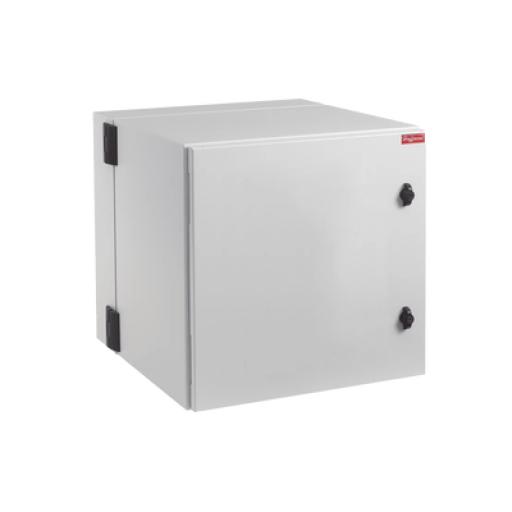 [HOFFMAN_PTHS242430G4] HOFFMAN Gabinete Industrial ProTek de Puerta Sólida, Protección NEMA Tipo 4/12; IP66, Abatible, Fabricado en Acero, 12 UR, Color Gris Claro