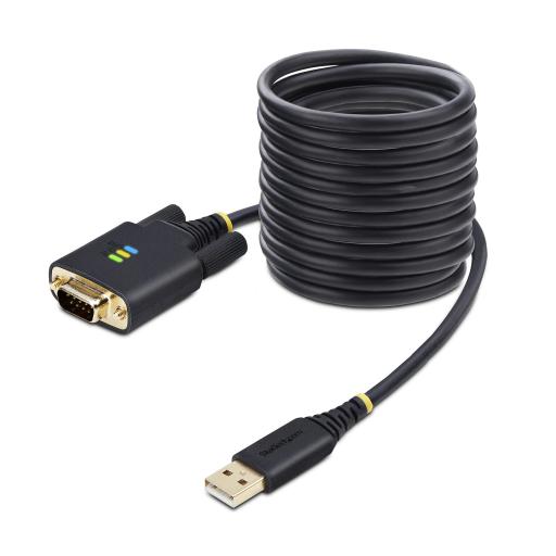 [STARTECH.COM_1P10FFC-USB-SERIAL] StarTech.com CABLE ADAPTADOR USB A SERIAL 3M RETENCION COM RS232