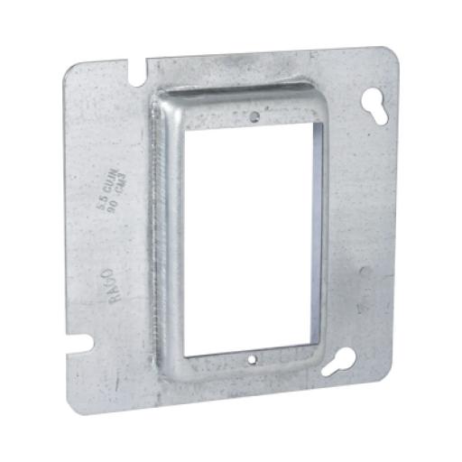 [RACO_HUB-838] Raco Sobretapa Cuadrada Galvanizada para Caja de 4 11-16" / Realce de 3/4".