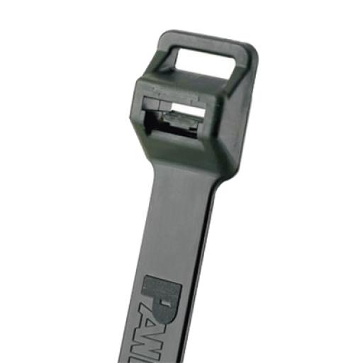 [PANDUIT_PLT12EH-Q0] Panduit Cincho de Nylon 6.6, Extra Resistente, 1019mm largo x 12.7mm ancho, Color Negro Exterior, Resistente a Rayos UV, Paquete de 25 Piezas