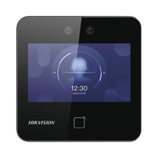 [HIKVISIONDIGITALTECHNOLOGY_DS-K1T343MWX] Hikvision Digital Technology Terminal Min Moe WiFi / Touch de Reconocimiento Facial Ultra Rápido para ASISTENCIA y Control de ACCESO / 1500 Rostros y 3,000 tarjetas /  Lee códigos QR / Videoportero / Detección de Cubrebocas