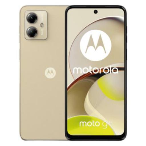 [MOTOROLA_PAYE0051MX] Motorola Smartphone Motorola G14 6.5" 128GB/4GB Cámara 50MP+2MP/8MP Android 13 Color Beige