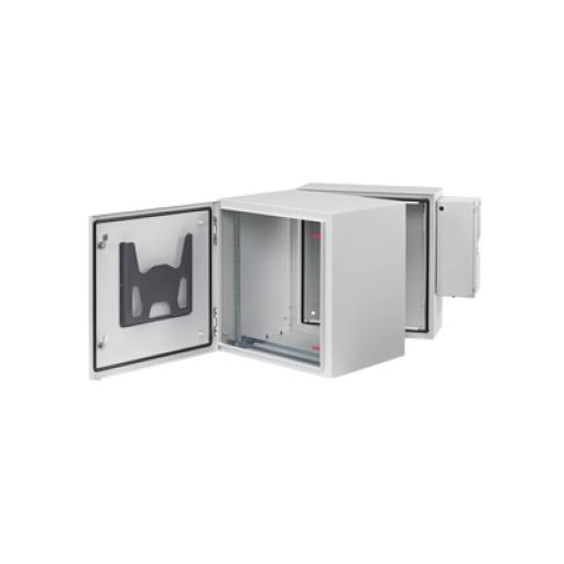 [HOFFMAN_PTHS242430G4A] HOFFMAN Gabinete Industrial ProTek de Puerta Sólida, Protección NEMA Tipo 4/12/4X; IP66; IK10, Abatible, Fabricado en Acero, 12 UR, Color Gris Claro