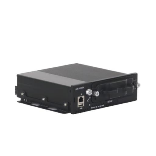 [HIKVISIONDIGITALTECHNOLOGY_AE-MD5043(1T/SSD)] Hikvision Digital Technology DVR Móvil 1080p (2 Megapixel) / 4 Canales TURBO / Sensor G / Compatible IA / Soporta 2 HDD / Alarmas I/O / Salida de Video