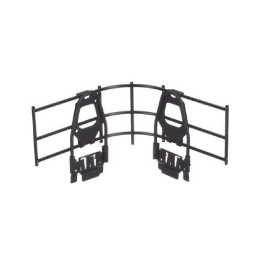 [PANDUIT_WGINTBRC4BL] Panduit Accesorio de Control de Radio de Curvatura en Cruces, Tes o Intersecciones, en Charolas Wyr-Grid® de Panduit, 101.6 mm de Alto, Color Negro 